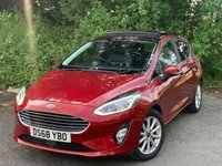 USED 2018 68 FORD FIESTA 1.0T EcoBoost GPF Titanium X Hatchback 5dr Petrol Manual Euro 6 (s/s) (125 ps)2 KEYS+PANORAMIC SUNROOF+MEDIA+NAVIGATION+BLUETOOTH+ALLYS+HALF LEATHER SEATS+USB+AUX+DAB 2 KEYS+HISTORY+PARKING SENSORS+HALF LEATHER SEATS+PANO SUNROOF+NAV+CLIMATE+PRIVACY+BLUETOOTH+MEDIA+USB+AUX+DAB+APPS+ALLOYS+CRUISE+HEATED FRONT SEATS+HPI CLEAR