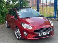 USED 2018 68 FORD FIESTA 1.0T EcoBoost GPF Titanium X Hatchback 5dr Petrol Manual Euro 6 (s/s) (125 ps)2 KEYS+PANORAMIC SUNROOF+MEDIA+NAVIGATION+BLUETOOTH+ALLYS+HALF LEATHER SEATS+USB+AUX+DAB 2 KEYS+HISTORY+PARKING SENSORS+HALF LEATHER SEATS+PANO SUNROOF+NAV+CLIMATE+PRIVACY+BLUETOOTH+MEDIA+USB+AUX+DAB+APPS+ALLOYS+CRUISE+HEATED FRONT SEATS+HPI CLEAR