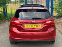 USED 2018 68 FORD FIESTA 1.0T EcoBoost GPF Titanium X Hatchback 5dr Petrol Manual Euro 6 (s/s) (125 ps)2 KEYS+PANORAMIC SUNROOF+MEDIA+NAVIGATION+BLUETOOTH+ALLYS+HALF LEATHER SEATS+USB+AUX+DAB 2 KEYS+HISTORY+PARKING SENSORS+HALF LEATHER SEATS+PANO SUNROOF+NAV+CLIMATE+PRIVACY+BLUETOOTH+MEDIA+USB+AUX+DAB+APPS+ALLOYS+CRUISE+HEATED FRONT SEATS+HPI CLEAR