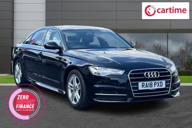 View our Audi A6 Saloon 1.8 TFSI S line Saloon 4dr Petrol S Tronic Euro 6 (s/s) (190 ps) Media Display, Bluetooth, Heated Seats, DAB - Digital Radio, 18-Inch Alloy Wheels