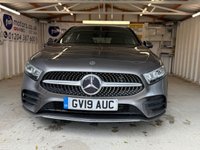 USED 2019 19 MERCEDES-BENZ A-CLASS 1.3 A200 AMG Line Hatchback 5dr Petrol 7G-DCT Euro 6 (s/s) (163 ps)+1 OWNER FROM NEW+2 KEYS+FSH+MEDIA+APPS+DIGITAL COCKPIT+APPLE CAR PLAY+HALF LEATHER SEATS+NAVIGATION 2 KEYS+1 OWNER FROM NEW+FSH+HALF LEATHER SEATS+DIGITAL COCKPIT+CLIMATE+NAV WITH SD CARD+APPLECARPLAY+APPS+18" ALLOYS+BLUETOOTH+USB+AUX+DAB+CRUISE+HPI CLEAR