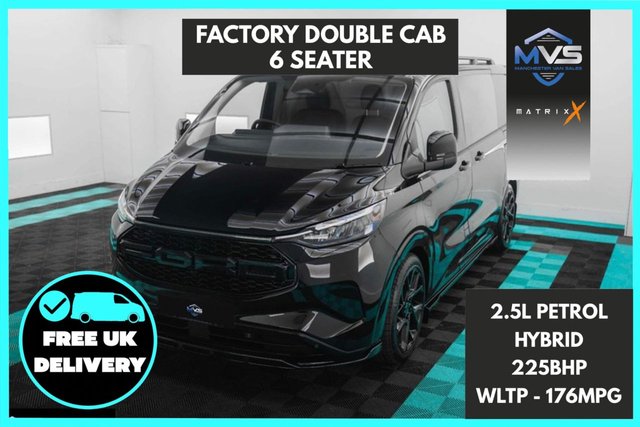 View our Ford Transit Custom 2.5 PHEV 232BHP AUTO Matrix X SPORT EDITION DCAB *