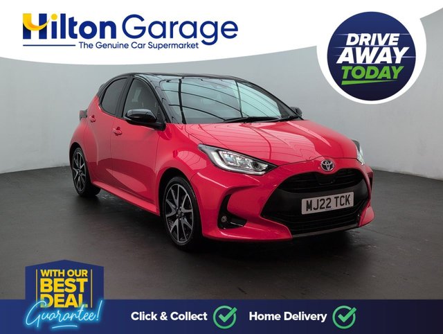 USED 2022 22 Toyota Yaris 1.5 Vvt-H Launch Edition Hatchback 5dr Petrol Hybrid E-Cvt Euro 6 (s/S) (116 Ps) -Apple Carplay + Air Conditioning-