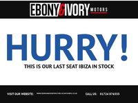 USED 2017 67 SEAT IBIZA 1.0 MPI SE Hatchback 5dr Petrol Manual Euro 6 (s/s) (75 ps) 2 OWNERS FROM NEW FULL SERVICE HISTORY BOOK PACK SERVICED AS REQUIRED AND 1 YEAR MOT WITHIN THE SALE