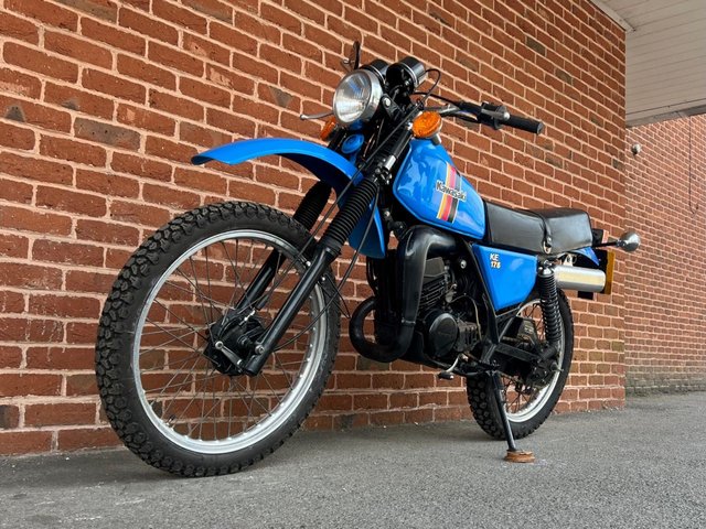 1980 Kawasaki Ke 175 // 174cc // Classic Scrambler // px swap