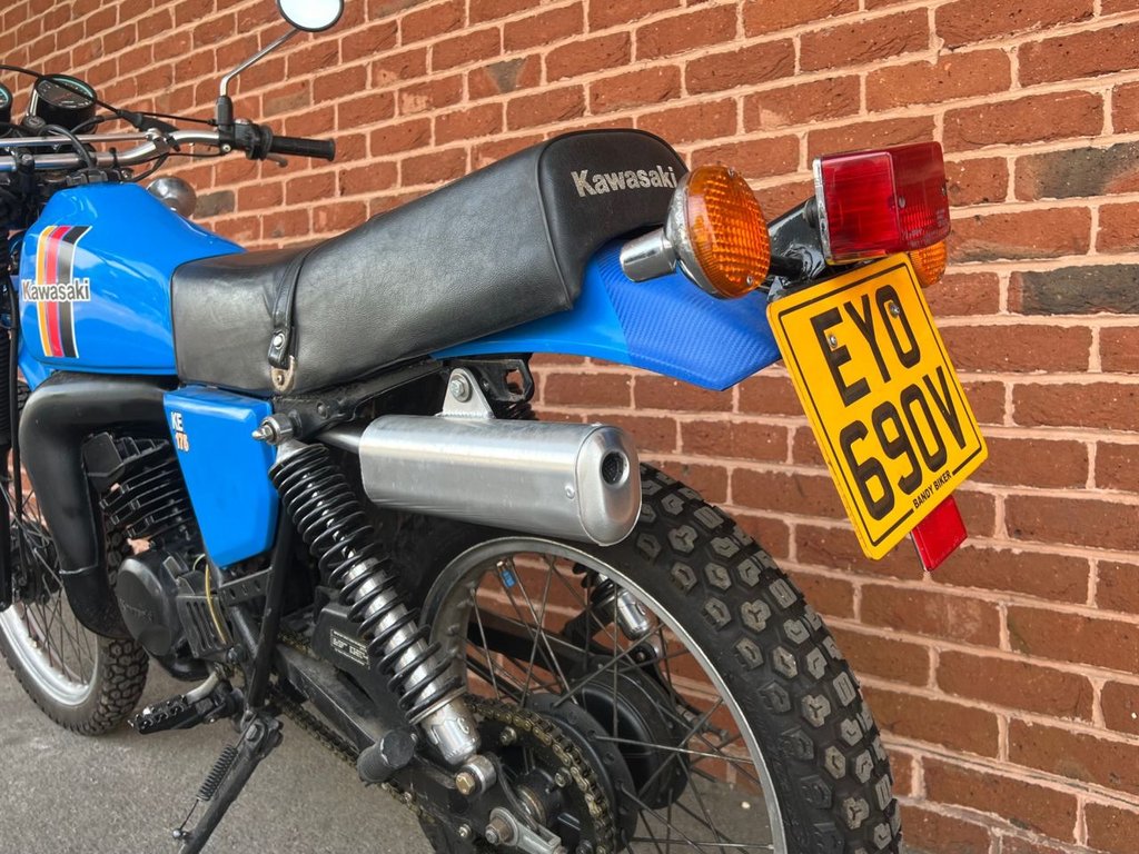 USED 1980 KAWASAKI KE 175 // 174cc // Classic Scrambler // px swap 