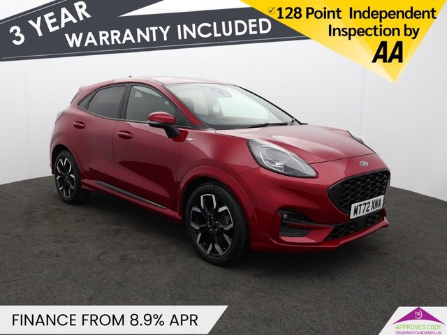 View our Ford Puma 1.0T EcoBoost MHEV ST-Line X SUV 5dr Petrol Hybrid Manual Euro 6 (s/s) (125 ps)
