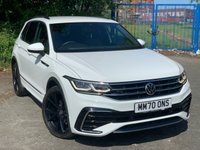 USED 2021 VOLKSWAGEN TIGUAN 1.5 TSI R-Line SUV 5dr Petrol DSG Euro 6 (s/s) (150 ps)+2021 REGISTERED+1 FORMER KEEPER+2 KEYS+MEDIA+NAVIGATION+DIGITAL COCKPIT+BLUETOOTH+USB+AUX+DAB+APPS+ 1 FORMER KEEPER+REAR SENSORS+HALF LEATHER HEATED SEATS+ALLOYS+DIGIDASH+HEATED STEERING WHEEL+APPLECARPLAY+AUTOMATIC+BLUETOOTH+AUTOHOLD+AIRCON+NAV+CRUISE+CLIMATE+HPI CLEAR