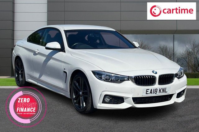 View our BMW 4 Series 3.0 430d M Sport Coupe 2dr Diesel Auto Euro 6 (s/s) (258 ps) Dynamic Package, M Sport Plus Package, Adaptive Suspension, Harmon Kardon, DAB / Bluetooth