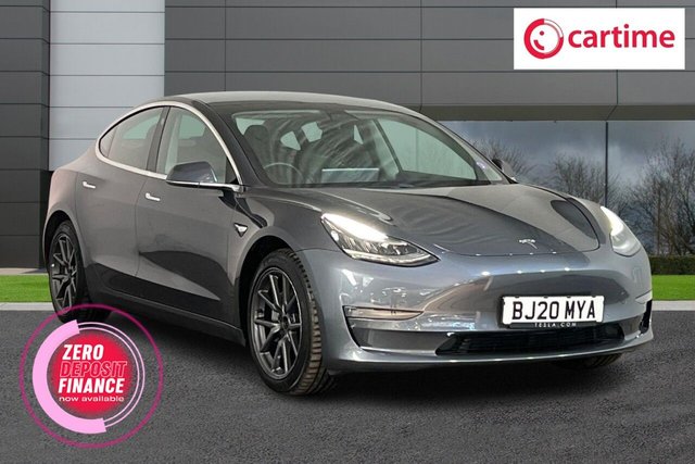 View our Tesla Model 3 (Dual Motor) Long Range Saloon 4dr Electric Auto 4WDE (346 ps) Glass Panoramic Roof, 15in Tablet Touchscreen Display, Reverse Camera / Parking Sensors, Tesla AutoPilot, 18-In Alloy Wheels