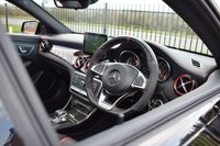 USED 2017 67 MERCEDES-BENZ CLA 2.0 CLA45 AMG Coupe 4dr Petrol SpdS DCT 4MATIC Euro 6 (s/s) (381 ps) PAN ROOF / CUSTOM AUDIO SYSTEM