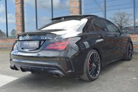 USED 2017 67 MERCEDES-BENZ CLA 2.0 CLA45 AMG Coupe 4dr Petrol SpdS DCT 4MATIC Euro 6 (s/s) (381 ps) PAN ROOF / CUSTOM AUDIO SYSTEM