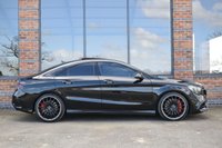 USED 2017 67 MERCEDES-BENZ CLA 2.0 CLA45 AMG Coupe 4dr Petrol SpdS DCT 4MATIC Euro 6 (s/s) (381 ps) PAN ROOF / CUSTOM AUDIO SYSTEM