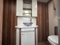 USED 2016 16 ROLLER TEAM T-LINE 740 5 BERTH WITH 5 TRAVEL SEATS 5 BERTH WITH REAR ISLAND BED
