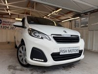 USED 2017 17 PEUGEOT 108 1.0 Active Hatchback 3dr Petrol Manual Euro 6 (68 ps)+2 KEYS+2 FORMER KEEPERS+AIRCON 2 KEYS+2 FORMER KEEPERS+AIRCON+HISTORY+INSURANCE GROUP 6+MEDIA+USB+AUX+HPI CLEAR
