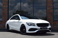 USED 2018 MERCEDES-BENZ CLA 1.6 CLA180 AMG Line Coupe 4dr Petrol 7G-DCT Euro 6 (s/s) (122 ps) PAN ROOF / AMG 18" / BLACK PK