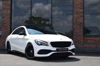 USED 2018 MERCEDES-BENZ CLA 1.6 CLA180 AMG Line Coupe 4dr Petrol 7G-DCT Euro 6 (s/s) (122 ps) PAN ROOF / AMG 18" / BLACK PK