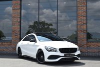 USED 2018 MERCEDES-BENZ CLA 1.6 CLA180 AMG Line Coupe 4dr Petrol 7G-DCT Euro 6 (s/s) (122 ps) PAN ROOF / AMG 18" / BLACK PK