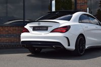 USED 2018 MERCEDES-BENZ CLA 1.6 CLA180 AMG Line Coupe 4dr Petrol 7G-DCT Euro 6 (s/s) (122 ps) PAN ROOF / AMG 18" / BLACK PK