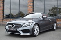 USED 2017 P MERCEDES-BENZ C-CLASS 2.1 C220d AMG Line (Premium Plus) Cabriolet 2dr Diesel G-Tronic+ Euro 6 (s/s) (170 ps) PREMIUM PLUS / FULL HISTORY