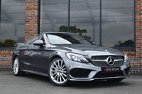 USED 2017 P MERCEDES-BENZ C-CLASS 2.1 C220d AMG Line (Premium Plus) Cabriolet 2dr Diesel G-Tronic+ Euro 6 (s/s) (170 ps) PREMIUM PLUS / FULL HISTORY