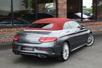 USED 2017 P MERCEDES-BENZ C-CLASS 2.1 C220d AMG Line (Premium Plus) Cabriolet 2dr Diesel G-Tronic+ Euro 6 (s/s) (170 ps) PREMIUM PLUS / FULL HISTORY