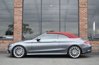 USED 2017 P MERCEDES-BENZ C-CLASS 2.1 C220d AMG Line (Premium Plus) Cabriolet 2dr Diesel G-Tronic+ Euro 6 (s/s) (170 ps) PREMIUM PLUS / FULL HISTORY