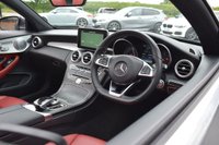 USED 2017 P MERCEDES-BENZ C-CLASS 2.1 C220d AMG Line (Premium Plus) Cabriolet 2dr Diesel G-Tronic+ Euro 6 (s/s) (170 ps) PREMIUM PLUS / FULL HISTORY