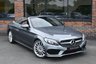 USED 2017 P MERCEDES-BENZ C-CLASS 2.1 C220d AMG Line (Premium Plus) Cabriolet 2dr Diesel G-Tronic+ Euro 6 (s/s) (170 ps) PREMIUM PLUS / FULL HISTORY