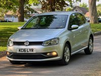 USED 2016 16 VOLKSWAGEN POLO 1.2 TSI BlueMotion Tech Match Hatchback 5dr Petrol Manual Euro 6 (s/s) (90 ps) 