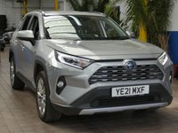 USED 2021 21 TOYOTA RAV4 2.5 VVT-h GPF Excel SUV 5dr Petrol Hybrid CVT Euro 6 (s/s) (218 ps) SAT NAV HEATED LEATHER INTERIOR REAR VIEW CAMERA CRUISE CONTROL PARKING SENSORS 1 OWNER EXCELLENT SERVICE HISTORY TOYOTA WARRANTY TILL APR 2031