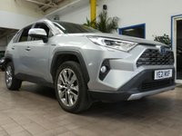 USED 2021 21 TOYOTA RAV4 2.5 VVT-h GPF Excel SUV 5dr Petrol Hybrid CVT Euro 6 (s/s) (218 ps) SAT NAV HEATED LEATHER INTERIOR REAR VIEW CAMERA CRUISE CONTROL PARKING SENSORS 1 OWNER EXCELLENT SERVICE HISTORY TOYOTA WARRANTY TILL APR 2031