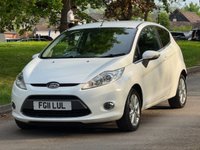 USED 2011 11 FORD FIESTA 1.25 Zetec Hatchback 3dr Petrol Manual (129 g/km, 81 bhp) 