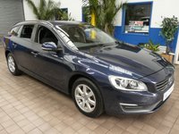 USED 2014 14 VOLVO V60 1.6 D2 Business Edition Estate 5dr Diesel Powershift Euro 5 (s/s) (115 ps) &pound;20 ROAD TAX SAT NAV CRUISE CONTROL PARKING SENSORS 2 OWNERS GOOD SERVICE HISTORY WARRANTY