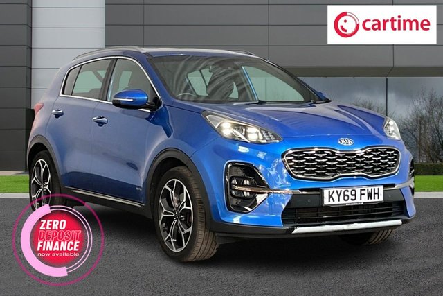 View our Kia Sportage 2.0 CRDi EcoDynamics+ GT-Line SUV 5dr Diesel Hybrid Manual AWD Euro 6 (s/s) (182 bhp)  7in Sat Nav, Apple CarPlay / Android Auto, Reverse Camera / Sensors, Heated Leather, DAB / Bluetooth