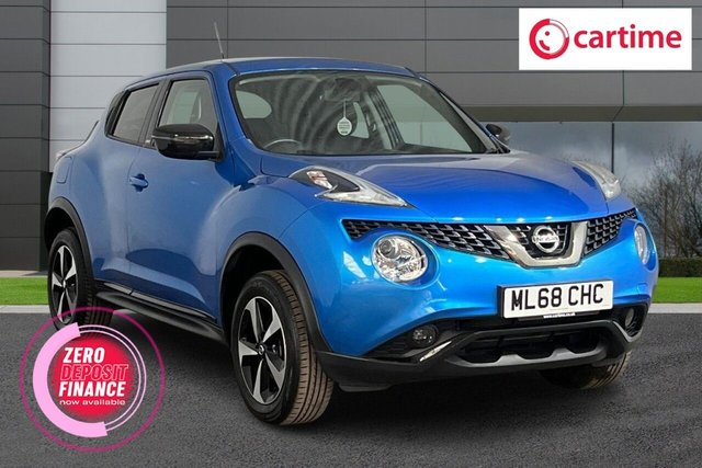 View our Nissan Juke 1.6 Bose Personal Edition SUV 5dr Petrol Manual Euro 6 (112 ps) 5.8in Satellite Navigation System, Colour Reverse Camera, BOSE Sound / DAB / Bluetooth, Privacy Glass / 16in Alloys, Climate Control