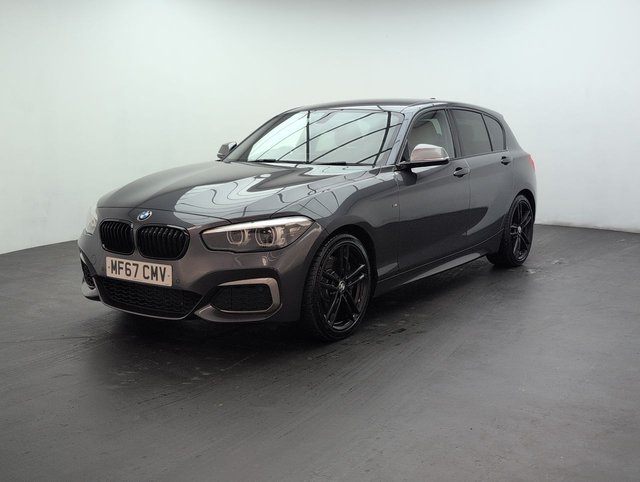 USED 2017 67 BMW 1 Series 3.0 M140i Shadow Edition Hatchback 5dr Petrol Auto Euro 6 (s/S) (340 Ps) Mineral Grey + Bluetooth