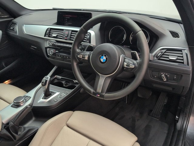 USED 2017 67 BMW 1 Series 3.0 M140i Shadow Edition Hatchback 5dr Petrol Auto Euro 6 (s/S) (340 Ps) Mineral Grey + Bluetooth