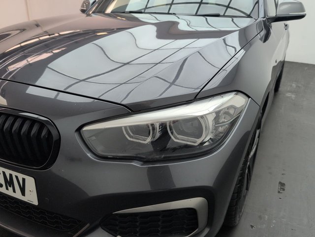 USED 2017 67 BMW 1 Series 3.0 M140i Shadow Edition Hatchback 5dr Petrol Auto Euro 6 (s/S) (340 Ps) Mineral Grey + Bluetooth