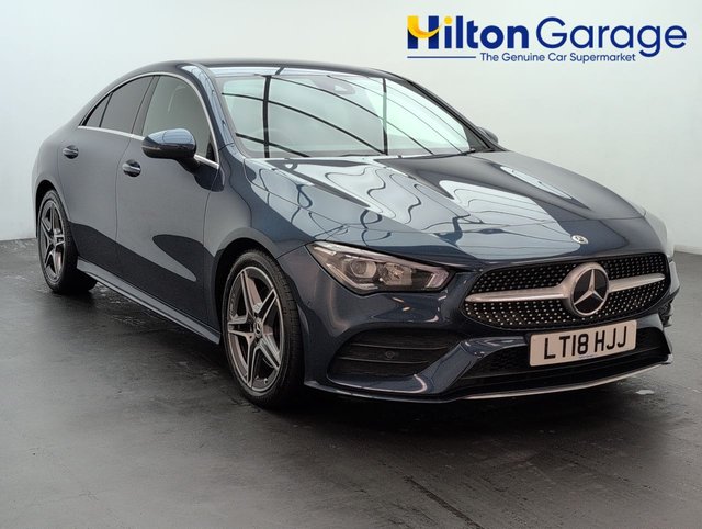 USED 2021 21 Mercedes-Benz Cla 1.3 Cla200 Amg Line Coupe 4dr Petrol 7g-Dct Euro 6 (s/S) (163 Ps) Lane Keeping Assist+privacy Glass