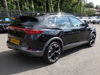 USED 2023 72 CUPRA FORMENTOR 1.5 TSI V2 5d DSG 150 S/S SAT NAV, FULL BLUE LEATHER, HEATED SEATS, DIGITAL COCKPIT, WIRELESS FULL LINK FOR APPLE CARPLAY / ANDROID AUTO, WIRELESS PHONE CHARGER, DAB RADIO, BLUETOOTH, FRONT / REAR PARKING & SIDE SENSORS, REAR VIEW CAMERA, ADAPTIVE CRUISE CONTROL & SPEED LIMITER, LANE ASSIST, FRONT ASSIST, LED INTERIOR AMBIENT BACKGROUND LIGHTING, DSG AUTOMATIC GEARBOX, 19 INCH ALLOYS, KEYLESS, CLIMATE CONTROL, POWER FOLDING MIRRORS, HEATED LEATHER FLAT BOTTOM TIPTRONIC MFSW, AUTO LIGHTS, 1 OWNER, SERVICE HISTORY
