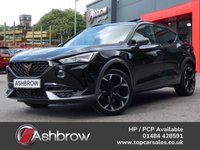 USED 2023 72 CUPRA FORMENTOR 1.5 TSI V2 5d DSG 150 S/S SAT NAV, FULL BLUE LEATHER, HEATED SEATS, DIGITAL COCKPIT, WIRELESS FULL LINK FOR APPLE CARPLAY / ANDROID AUTO, WIRELESS PHONE CHARGER, DAB RADIO, BLUETOOTH, FRONT / REAR PARKING & SIDE SENSORS, REAR VIEW CAMERA, ADAPTIVE CRUISE CONTROL & SPEED LIMITER, LANE ASSIST, FRONT ASSIST, LED INTERIOR AMBIENT BACKGROUND LIGHTING, DSG AUTOMATIC GEARBOX, 19 INCH ALLOYS, KEYLESS, CLIMATE CONTROL, POWER FOLDING MIRRORS, HEATED LEATHER FLAT BOTTOM TIPTRONIC MFSW, AUTO LIGHTS, 1 OWNER, SERVICE HISTORY