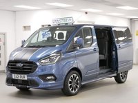 USED 2021 21 FORD TRANSIT CUSTOM 320 2.0 EBL 185 BHP SWB SPORT CREWCAB 5 SEATER ( SAT NAV ) 5 SEATER CREW | SPORT | SAT NAV | 185 BHP !