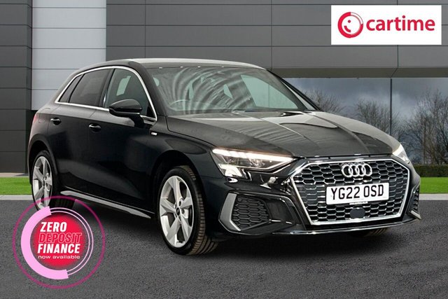 View our Audi A3 1.4 TFSIe 40 S line Sportback 5dr Petrol Plug-in Hybrid S Tronic Euro 6 (s/s) 13kWh (204 ps) Touchscreen,  Apple CarPlay / Android Auto, DAB Digital Radio, Bluetooth, Rear Parking Sensors