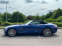USED 2019 69 MERCEDES-BENZ AMG GT 4.0 V8 BiTurbo S (Premium) Roadster 2dr Petrol SpdS DCT Euro 6 (s/s) (522 ps) BEIGE EXCLUSIVE LEATHER