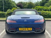 USED 2019 69 MERCEDES-BENZ AMG GT 4.0 V8 BiTurbo S (Premium) Roadster 2dr Petrol SpdS DCT Euro 6 (s/s) (522 ps) BEIGE EXCLUSIVE LEATHER