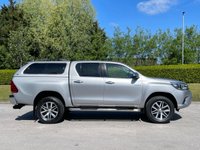 USED 2016 16 TOYOTA HI-LUX 2.4 D-4D Invincible Pickup Double Cab 4dr Diesel Manual 4WD Euro 6 (TSS) (150 ps) SAT NAV + CANOPY   ** NO VAT ***