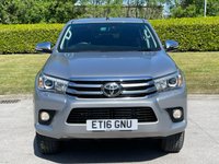 USED 2016 16 TOYOTA HI-LUX 2.4 D-4D Invincible Pickup Double Cab 4dr Diesel Manual 4WD Euro 6 (TSS) (150 ps) SAT NAV + CANOPY   ** NO VAT ***