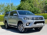 USED 2016 16 TOYOTA HI-LUX 2.4 D-4D Invincible Pickup Double Cab 4dr Diesel Manual 4WD Euro 6 (TSS) (150 ps) SAT NAV + CANOPY   ** NO VAT ***
