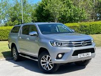 USED 2016 16 TOYOTA HI-LUX 2.4 D-4D Invincible Pickup Double Cab 4dr Diesel Manual 4WD Euro 6 (TSS) (150 ps) SAT NAV + CANOPY   ** NO VAT ***